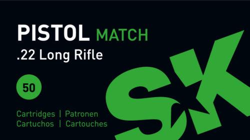 SK Pistol Match .22LR Ammunition, 50rd Box